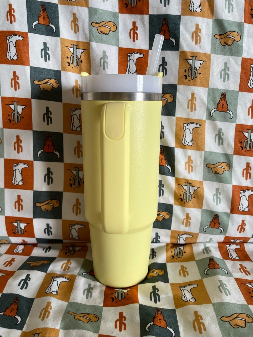 Stanley Yellow 30 oz Insulated Cup with Handle - Picture 4 of 8